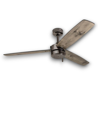 Bud's Warehouse 57577 52'' Gun Metal Covered Outdoor Ceiling Fan Without Light Chain