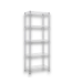 57578 5-tier Heavy Duty Chrome Metal Utility Shelving Unit