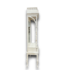 57580 Antique-style Distressed White Mirrored Hall Stand