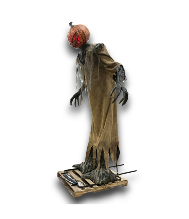 57583 Lighted Pumpkin King Motion Activated Animatronic