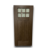 57593 36 X 80 Dark Brown Top Light Exterior Door Slab