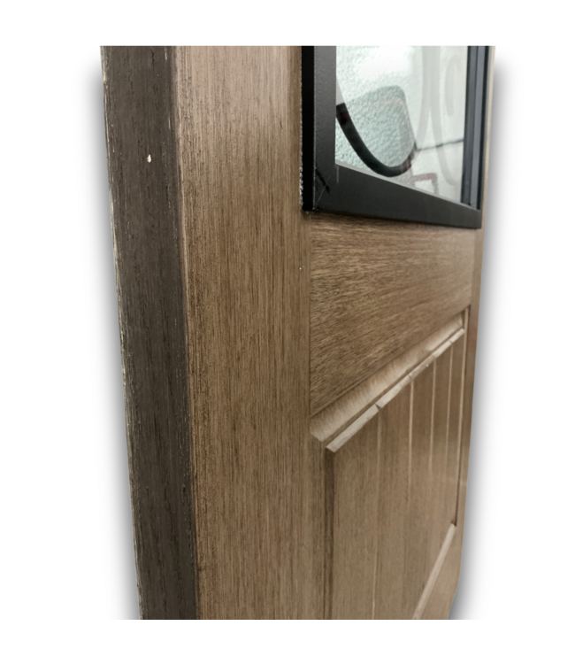 57597 36 X 80 Decorative Glass Exterior Door Slab
