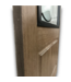 57597 36 X 80 Decorative Glass Exterior Door Slab