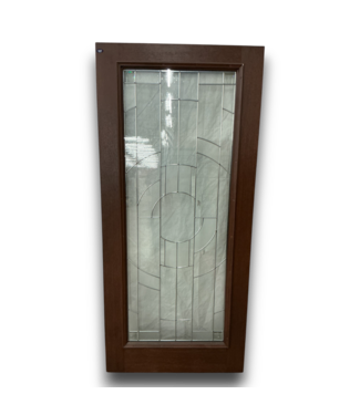 Bud's Warehouse 57604 36x80 Brown Full Glass Exterior Door Slab