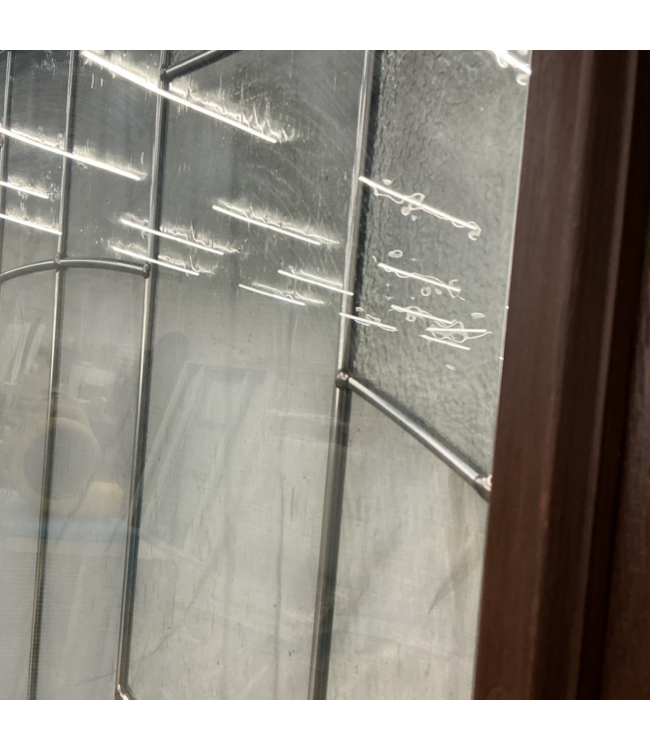 57604 36x80 Brown Full Glass Exterior Door Slab
