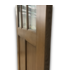 57606 36x80 Brown Top Quarter Light Exterior Door Slab