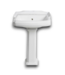 57607 Vitreous China Modern White Pedestal Sink Combo