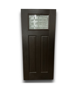 Bud's Warehouse 57608 36 X 80 Dark Brown Glass Top Exterior Door Slab