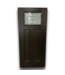 57608 36 X 80 Dark Brown Glass Top Exterior Door Slab