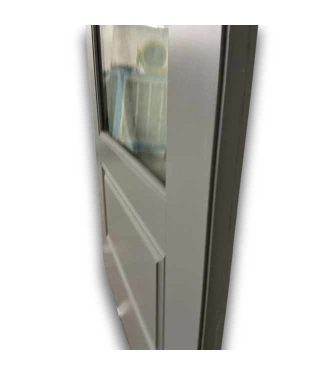 57609 36 X 80 Grey 2/3 Glass Exterior Door Slab
