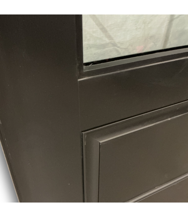 57611 36 X 80 Navy Blue 2/3 Glass Exterior Door Slab