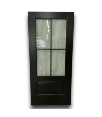 Bud's Warehouse 57611 36 X 80 Navy Blue 2/3 Glass Exterior Door Slab