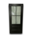 57611 36 X 80 Navy Blue 2/3 Glass Exterior Door Slab