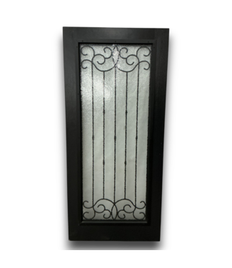Bud's Warehouse 57613 36 X 80 Black Full Glass Exterior Door Slab