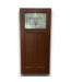 57616 36 X 80 Burgundy 1/3 Light Exterior Door Slab