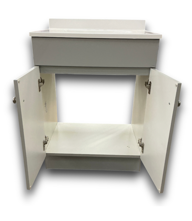 57619 Dover Light Gray Bathroom Vanity With Top
