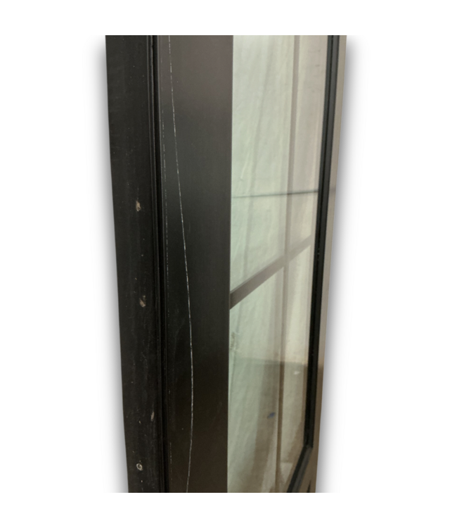 57611 36 X 80 Navy Blue 2/3 Glass Exterior Door Slab