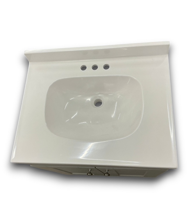 57619 Dover Light Gray Bathroom Vanity With Top