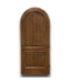 57626 42 X 96 Brown Round Top Exterior Door Slab