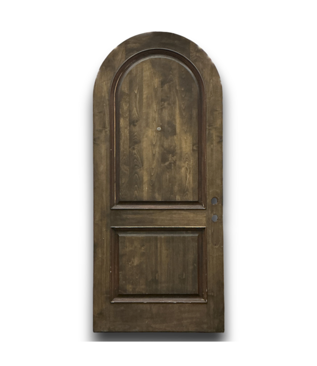 57626 42 X 96 Brown Round Top Exterior Door Slab