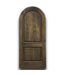 57626 42 X 96 Brown Round Top Exterior Door Slab