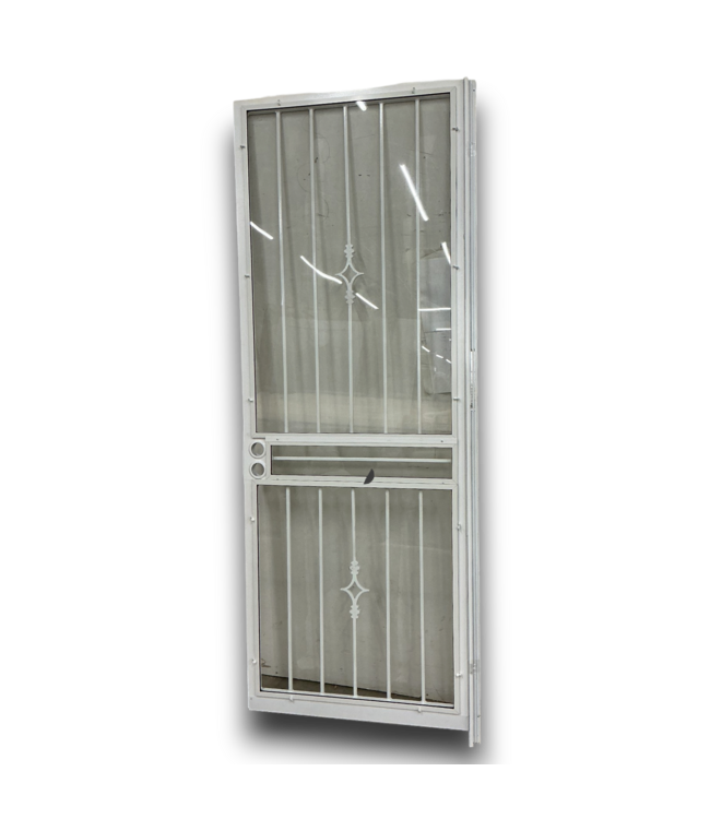 57623 36 X 96 White Security Door With Plexiglass
