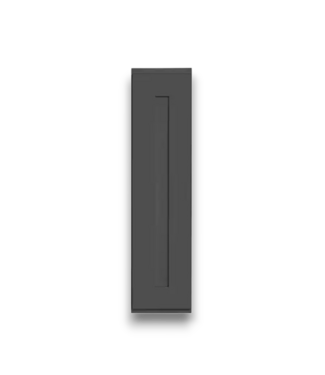 Bud's Warehouse 57646 Dark Grey Calder Wall Cabinet