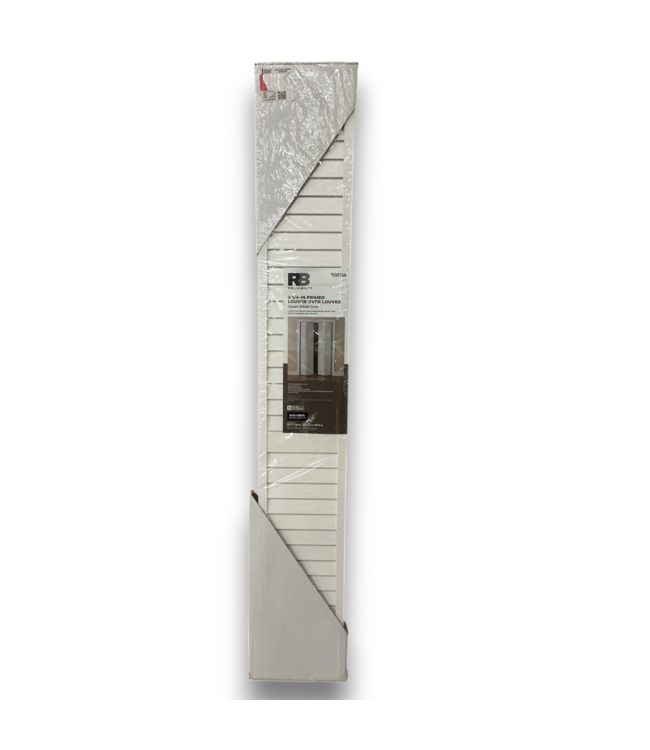 57648 24 X 80 Primed Louver Over Closet Bifold Door