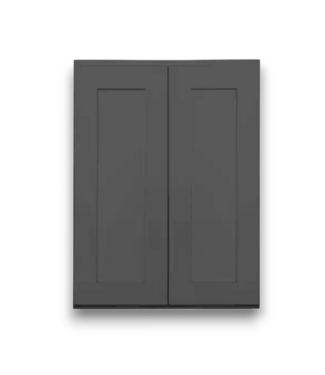Bud's Warehouse 57653 Overlook Double Dark Gray Wall Cabinet