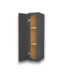57646 Dark Grey Calder Wall Cabinet