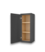 57647 Dark Gray Over Look Wall Cabinet