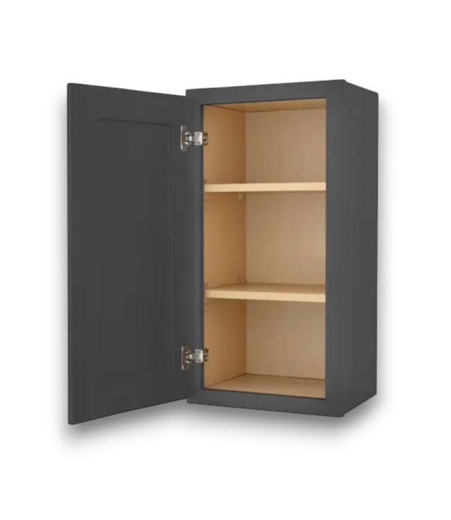 57650 Calder Dark Gray Wall Plywood Cabinet