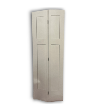 Bud's Warehouse 57657 30 X 80 Primed 4 Panel Bifold Door Hollow Core