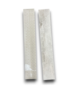 Bud's Warehouse 57660 350 Sq. Ft. 6” X. 36” White Timber Floor And Wall Tile