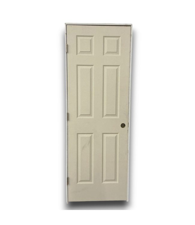 57662 28 X 80 Prehung Primed 6 Panel Door
