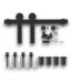 57671 Barn Door Hardware Kit Single Sliding Track Kit