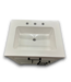 57663 Cauley White Bathroom Vanity With Top