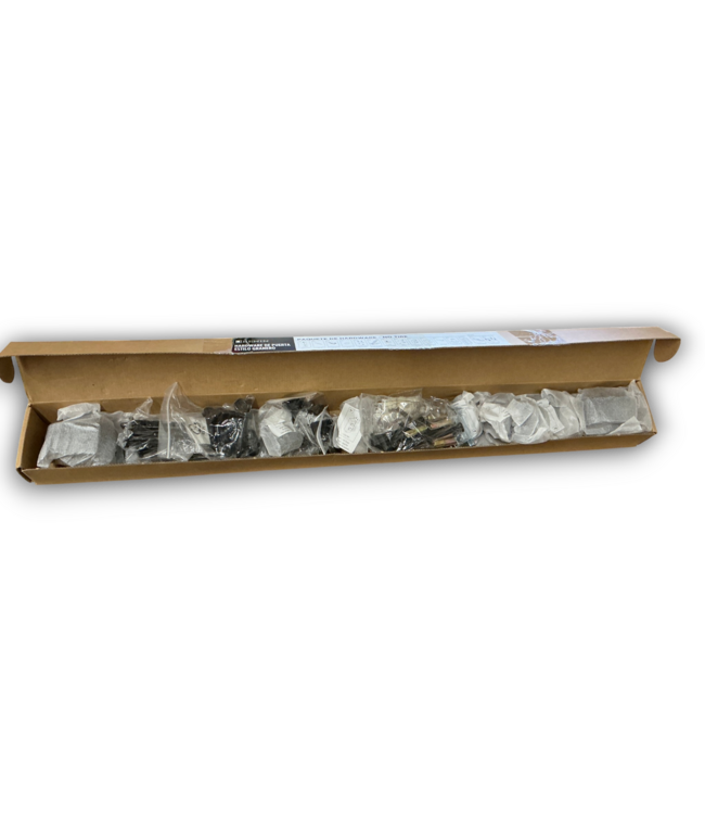57678 Barn Door Hardware Sliding Track Black Matte