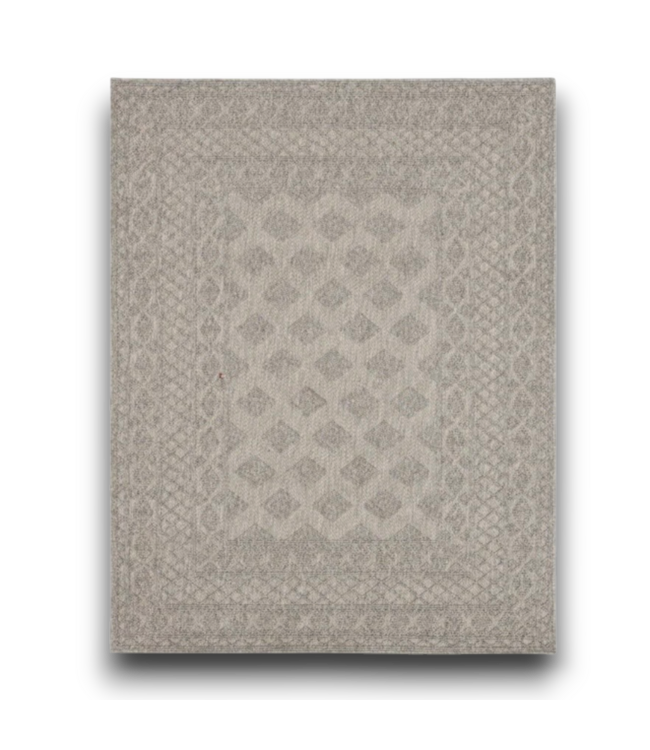 57679 5' X 7' Holly Loomed Grey Rectangular Geometric