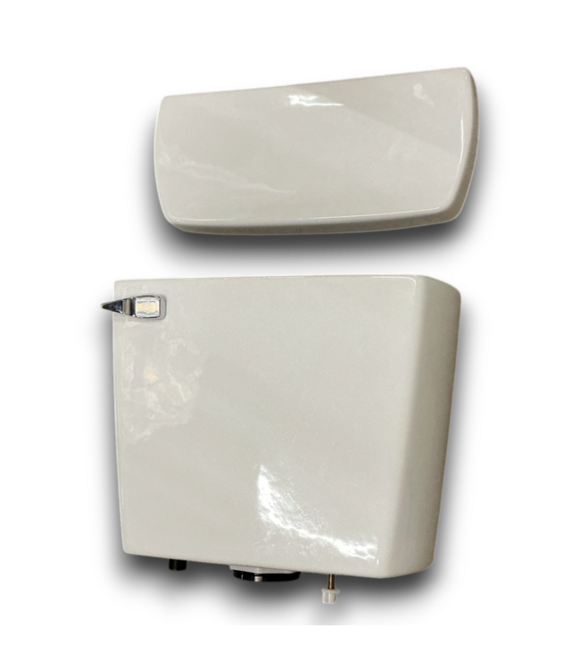 57680 Pro Flush Anti Clog White 2 Pc Toilet