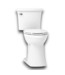 57682 White Elongated Water Since Soft Close Toliet Kit