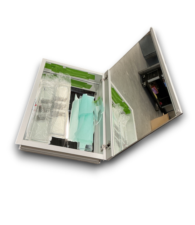 57684 20 X 30 Mirror Glass Shelve Medicine Cabinet