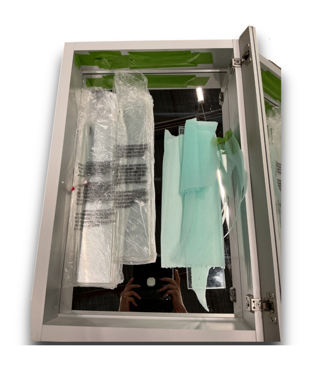 57684 20 X 30 Mirror Glass Shelve Medicine Cabinet