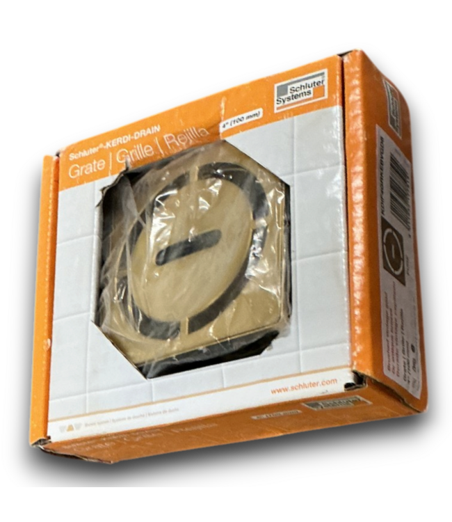 57677 Drain- Brushed Gold Square Grate