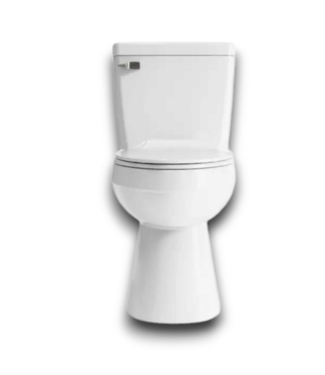 Bud's Warehouse 57680 Pro Flush Anti Clog White 2 Pc Toilet