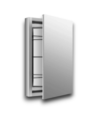 Bud's Warehouse 57684 20 X 30 Mirror Glass Shelve Medicine Cabinet
