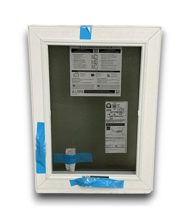 57685 22 X 30 White Aluminum Casement Roll Out Wimdow