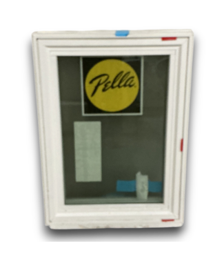 Bud's Warehouse 57685 22 X 30 White Aluminum Casement Roll Out Wimdow