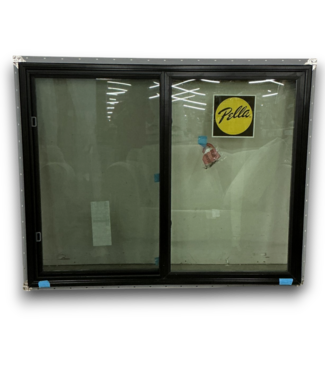 Bud's Warehouse 57687 60 X 48 Black Aluminum Sliding Window