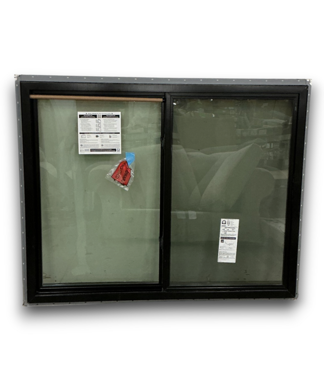 57687 60 X 48 Black Aluminum Sliding Window